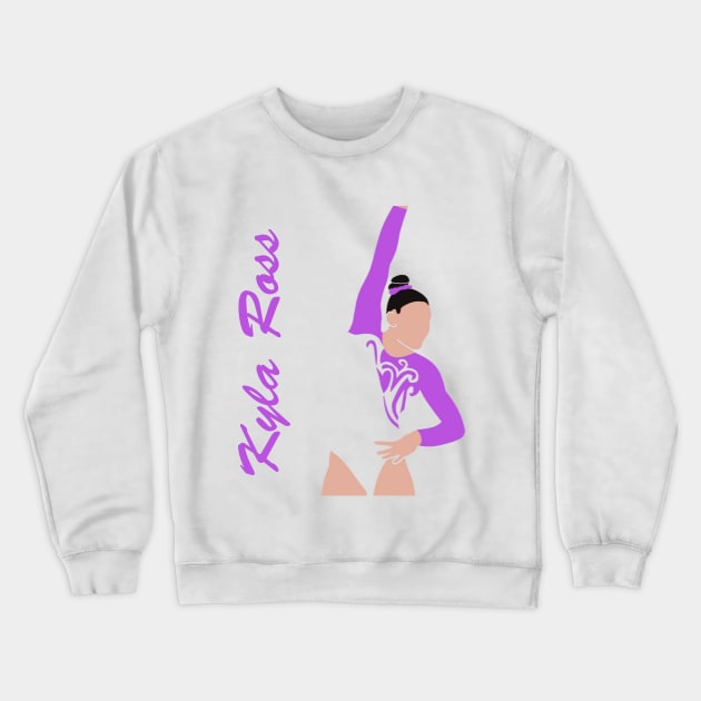 Kyla Ross Cutout - 2015 P&G Championships Crewneck Sweatshirt by TheGymFund